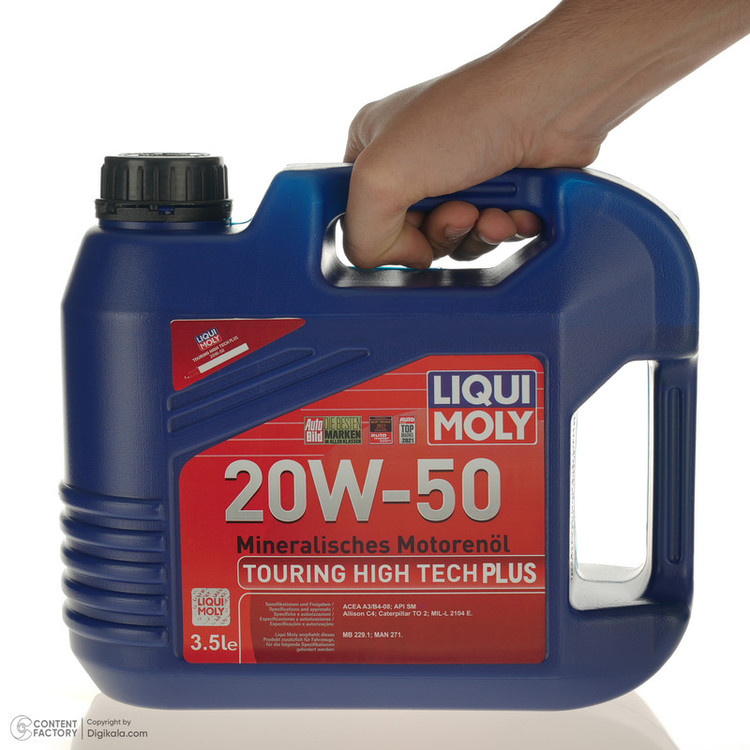 روغن موتور خودرو لیکومولی مدل 20W-50 SM حجم 3/5 لیتر
