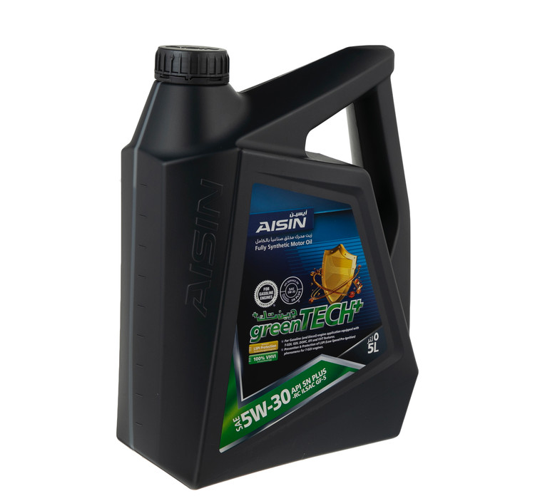 روغن موتور خودرو آیسین مدل 5W-30 SN PLUS ظرفیت 5000 میلی لیتر