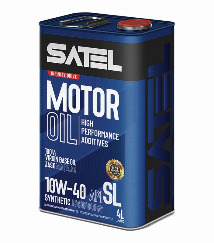 روغن موتور خودرو ساتل مدل 10W-40 SL حجم 4 لیتر